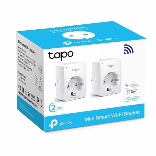 Smart Plug TP-Link MINI SMART Tapo P100 2900W WiFi White (2 uds)