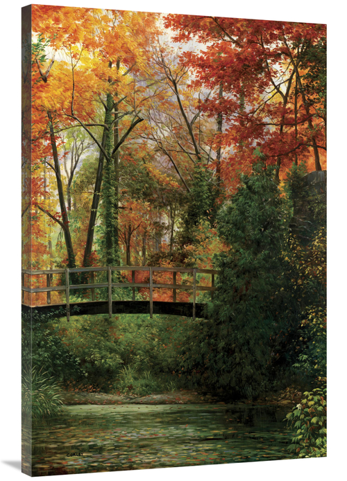 Global Gallery GCS-132424-3040-142 30 x 40 in. Giverny Bridge Art Prin