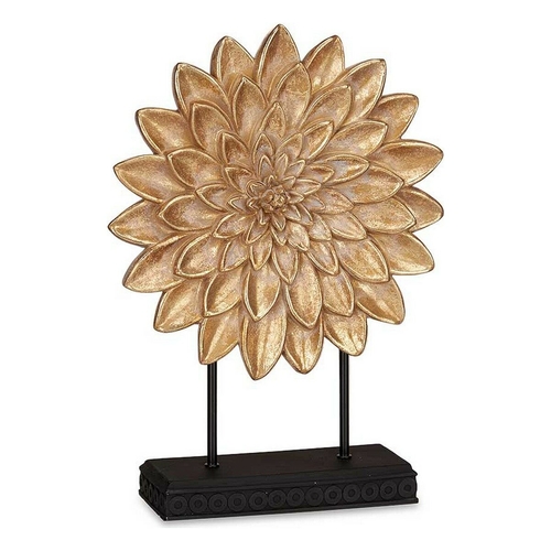 Decorative Figure Mandala Golden Polyresin (29 x 39 x 10 cm)