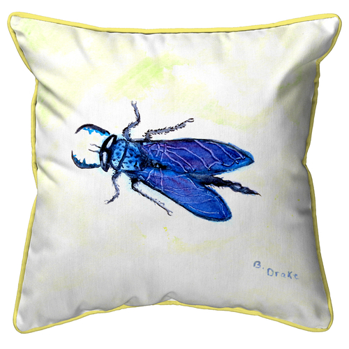 Betsy Drake ZP848 22 x 22 in. House Fly Extra Large Zippered Pillow