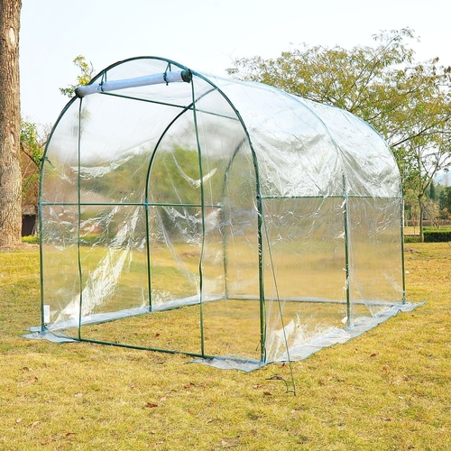8' x 6' Transparent Greenhouse - Easy Set Up & Storage -