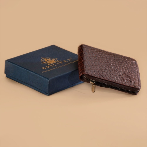 Coco-Nappa Round Zipper Wallet