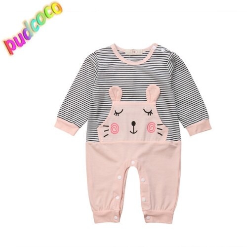 Toddler Infant Baby Boy Girl  Stripe Romper