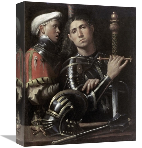 Global Gallery GCS-277694-16-142 16 in. Portrait of a Man in Armor wit