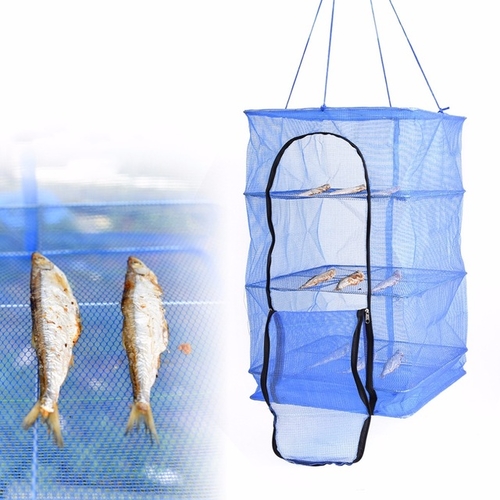 3 Layer Universal Fish Net Drying Rack Folding