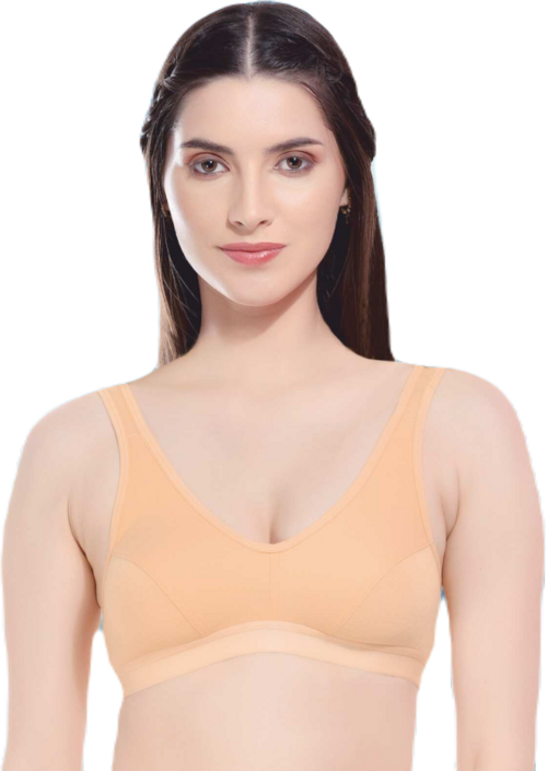 Comfortfit Non-Padded Non-Wired Molded Full Coverage Bra  Pink