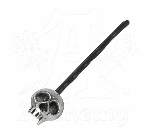 Alchemy of England HG1B Skully Hair Grip - Black