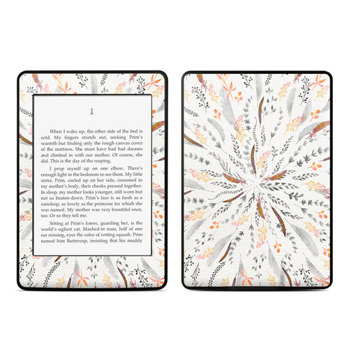 DecalGirl AKP-FTHROLL Amazon Kindle Paperwhite Skin - Feather Roll