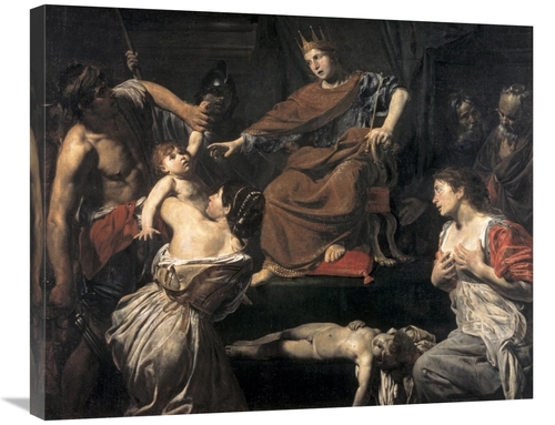 Global Gallery GCS-276826-30-142 30 in. Judgement of Solomon Art Print