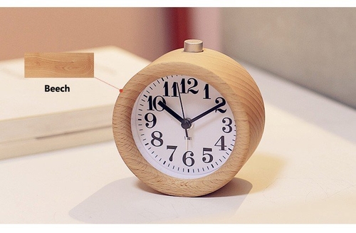 Wooden Luminous Alarm Clock