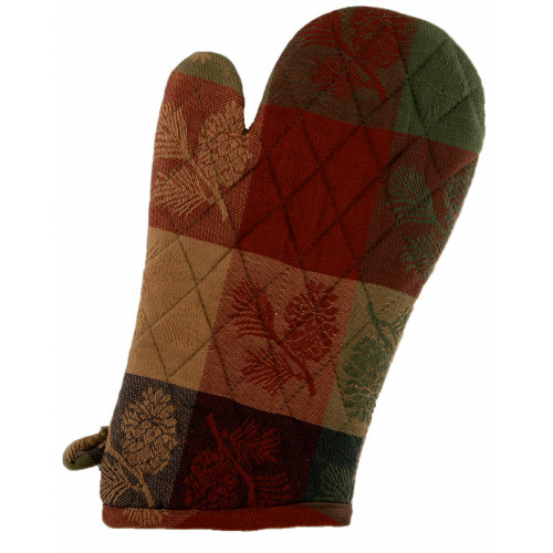 Mr. MJs Trading AG-38234S-2 Oven Mittens, Pinecone - Set of 2