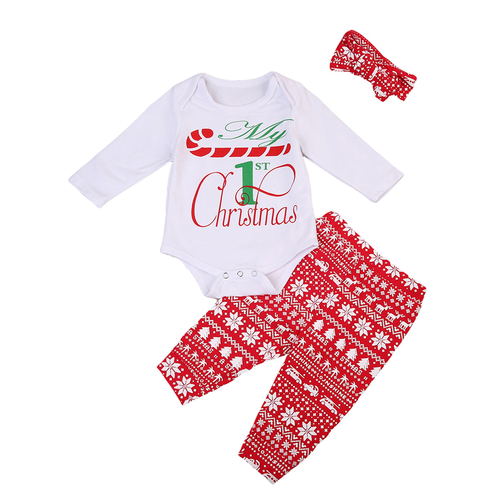 Newborn Christmas  Baby Boys Long Sleeve