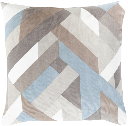 Surya TO014-1818P Teori Throw Pillow - 18 x 18 x 4 in.