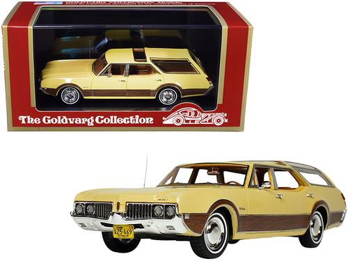 1969 Oldsmobile Vista Cruiser with Roof Rack Safron Yellow with Wood