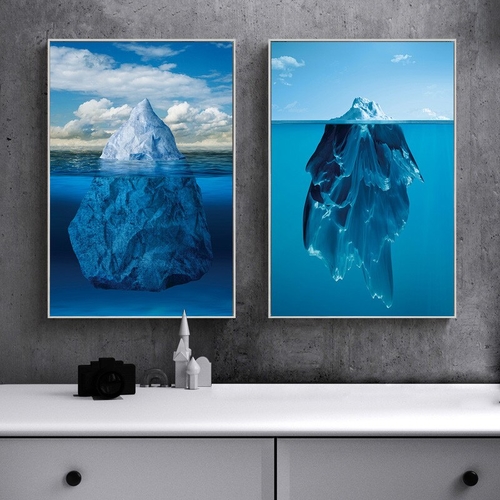 Sea Reef Picture Painting Blue Seabed Art