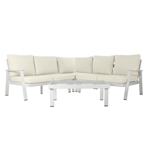 Garden sofa DKD Home Decor White Aluminium Crystal 86 cm 212 x 212 x