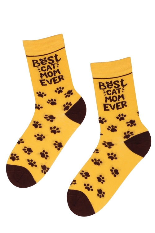 BEST CAT MOM cotton socks 