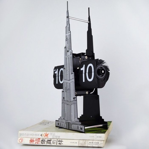 Skyscrapers Flip Clock