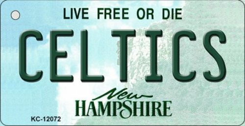 Smart Blonde KC-12072 1.5 x 3 in. Celtics New Hampshire State Novelty 
