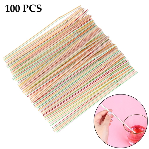 100PCS/Pack  21cm Colorful Curved Plastic Bend