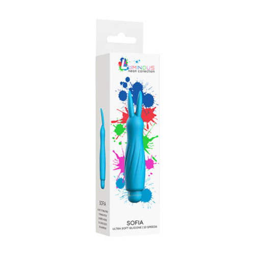 Luminous Sofia 10-Speed Bullet Vibrator With Silicone Rabbit Sleeve