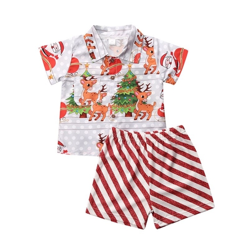 Pudcoco Autumn Toddler Kids Baby Boy Christmas