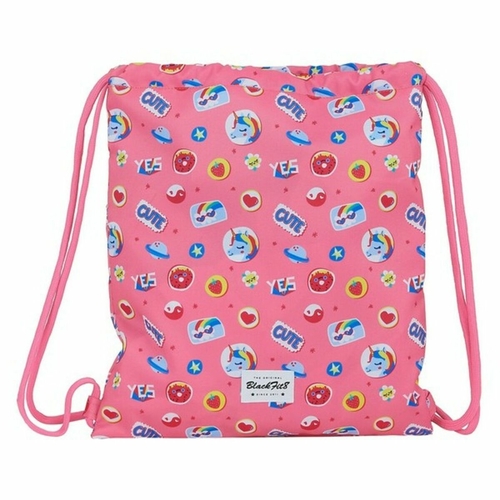 Backpack with Strings BlackFit8 Cute Multicolour