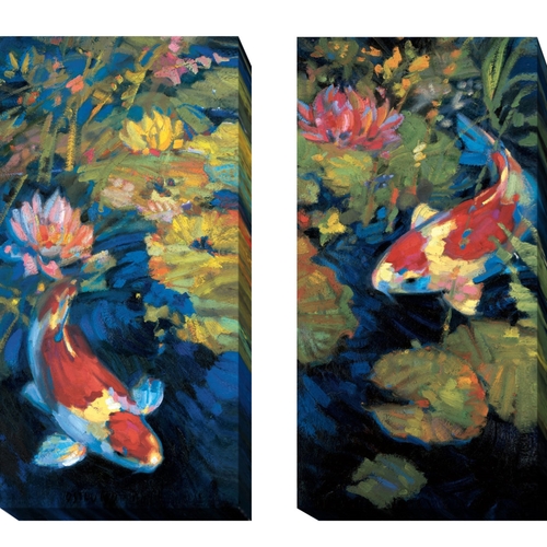 Artistic Home Gallery 1632AV834CG Asian Serenity I & II by Leif Ostlun