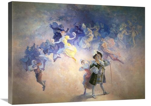 Global Gallery GCS-281887-30-142 30 in. The Comedy Art Print - Jules C