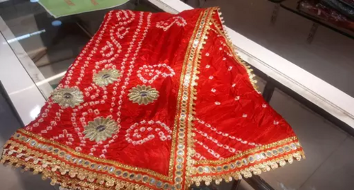 Banarasi Silk Printed Bride Rajasthani Dupatta