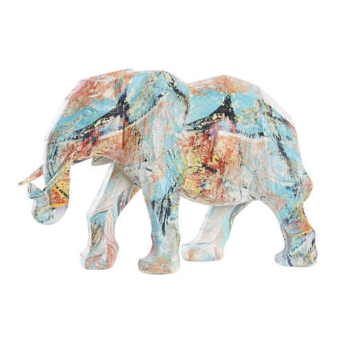 Decorative Figure DKD Home Decor Elephant Resin Multicolour (37,5 x