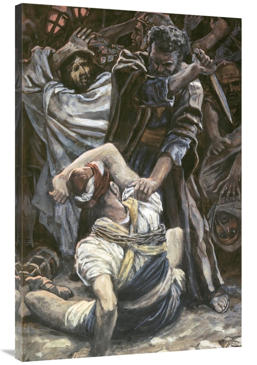 Global Gallery GCS-280458-44-142 44 in. Peter Smites Off the Ear of Ma