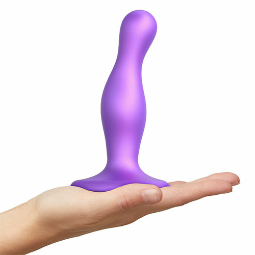 Dildo Curvy Metallic Strap-on-me Silicone