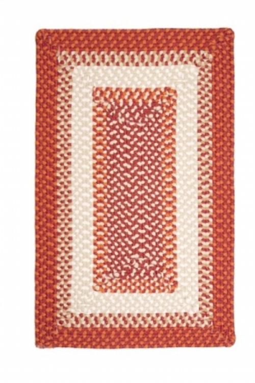 Colonial Mills Rug MG79R036X060R Montego - Bonfire 3 ft. x 5 ft. Braid