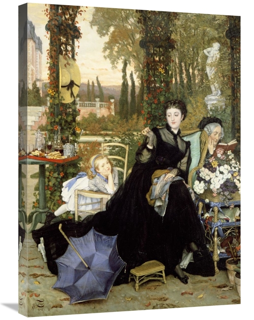 Global Gallery GCS-267407-30-142 30 in. Une Veuve a Widow Art Print - 