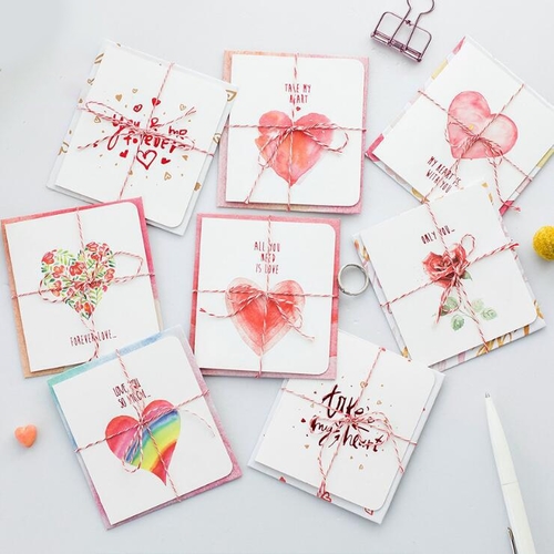 8PCS/Pack Cute Love Envelope Merry