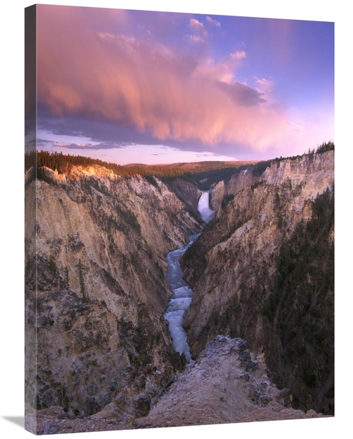 Global Gallery GCS-452050-2432-142 24 x 32 in. Lower Yellowstone Falls