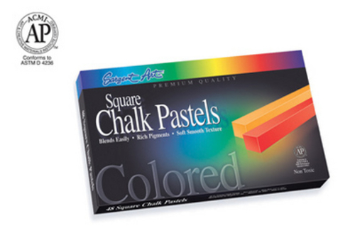 Sargent Art 224113 Assorted Earthtone Pastels - 12 Ct.