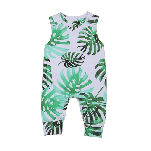 Banana Leaves Print Toddler Kid Baby Girl Boy