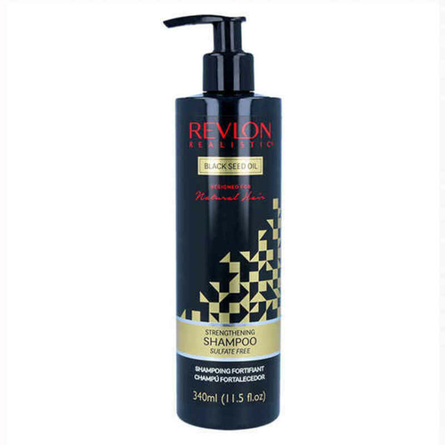 Shampoo and Conditioner Real Black Seed Strength Revlon 0616762940067