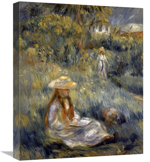 Global Gallery GCS-279634-22-142 22 in. Garden at Mezy - Mademoiselle 