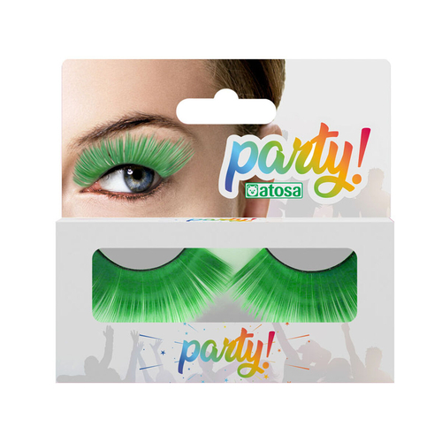 False Eyelashes Green