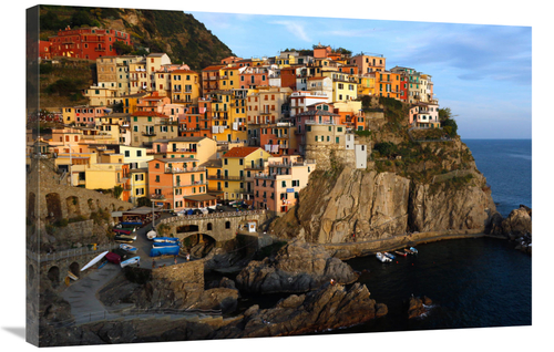 Global Gallery GCS-486516-36-142 36 in. Cinque Terra Evening Art Print