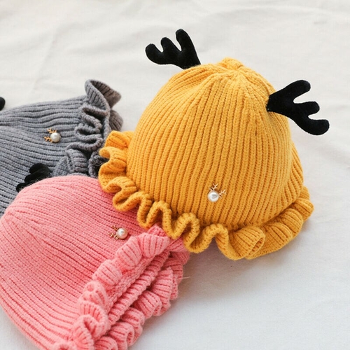 Emmababy Girl Boy Children Warm Deer Ears Hat