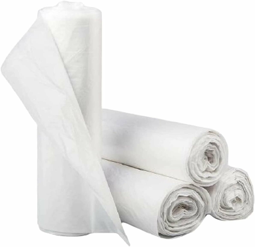 Pack of 500 Extra Heavy Duty Trash Bags 24 x 32 Clear Disposable Trash