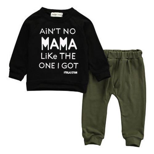 Fashion camouflage kids boys clothes set autumn