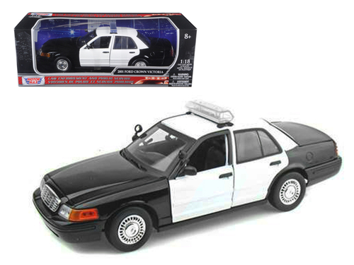 Ford Crown Victoria Unmarked Police Car 1/18 Diecast Model Car by