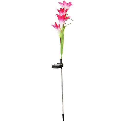 Outdoor Lily Flower Light Color Changing Solar