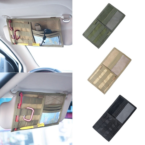 Tactical MOLLE Vehicle Visor Panel Truck Car Sun