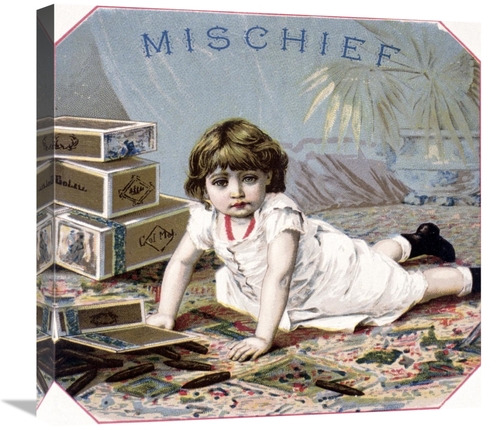Global Gallery GCS-280987-22-142 22 in. Mischief Art Print - Unknown